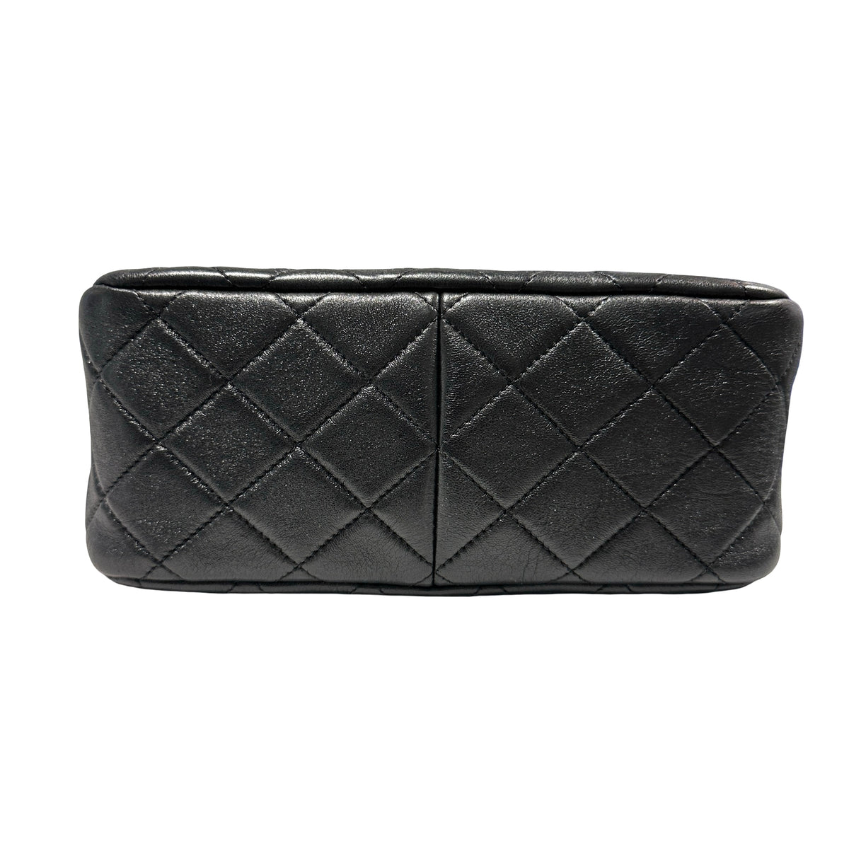Used CHANEL Lambskin 22PHobo Bag Shoulder Bag Black Gold