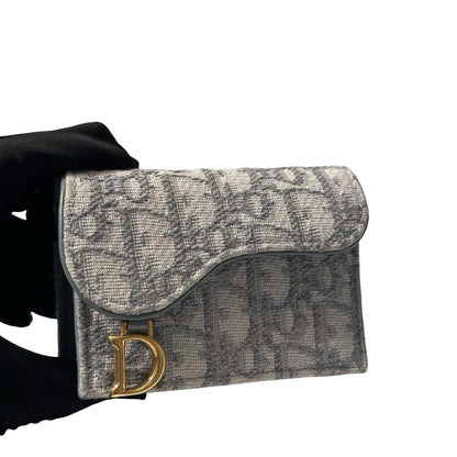 Used DIOR Canvas Cardholder Card holder