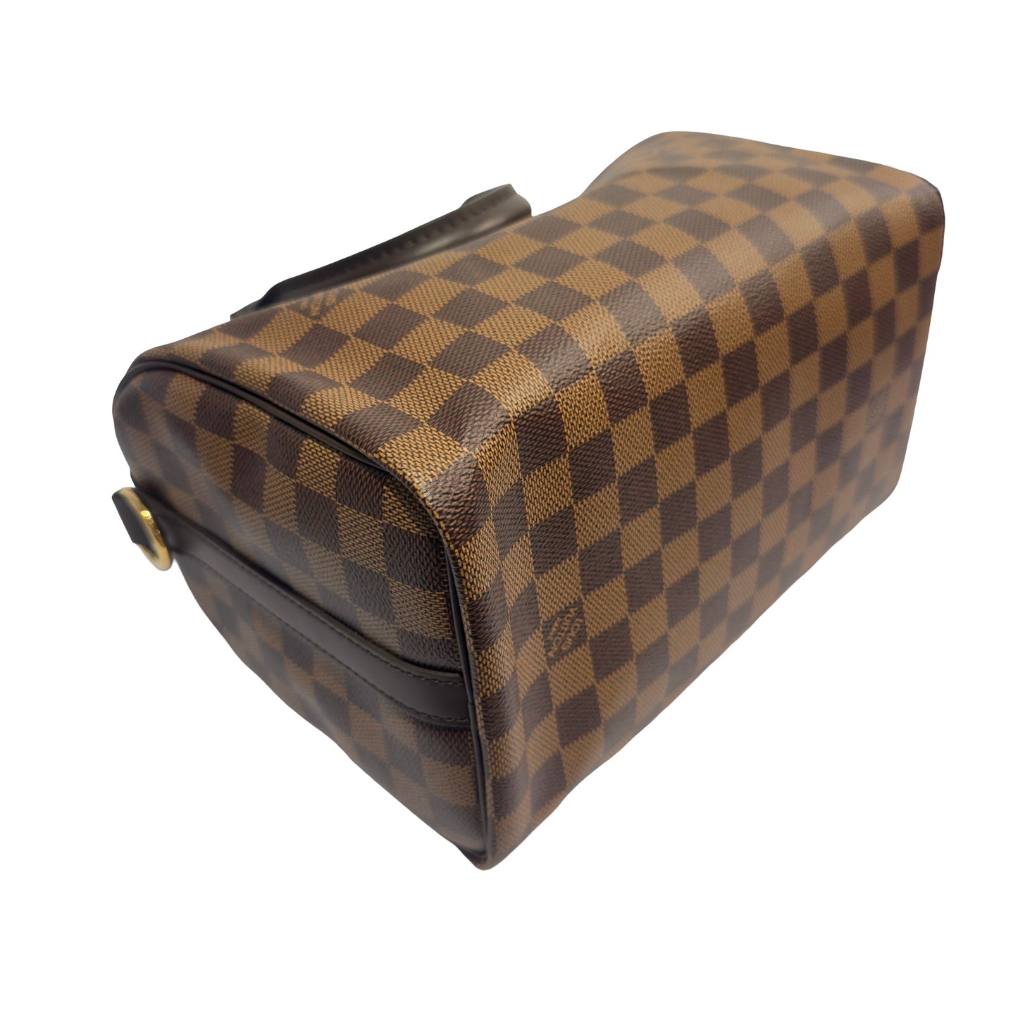 Brand New LOUIS VUITTON Damier Ebene Speedy 25 Handbag Brown，GHW