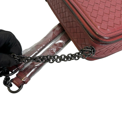 Used BOTTEGA VENETA Intrecciato Intrecciato Camera Bag Camera Bag Burgundy