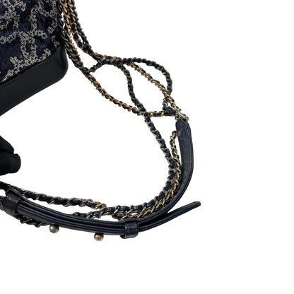CHANEL Sequins Calfskin Leather Gabrielle small Cross Body Bag