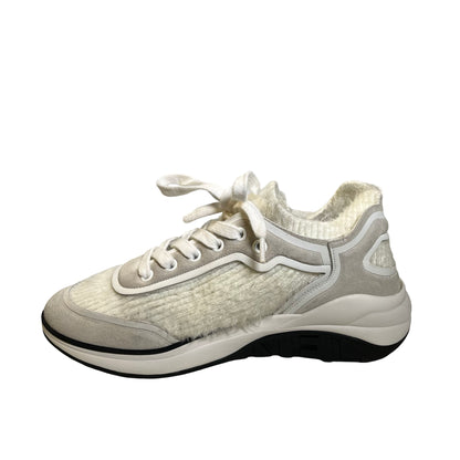 Used CHANEL Shoes Sneakers White Black