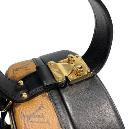 Used LOUIS VUITTON Monogram Canvas Petite Boite Box Bag GHW Black