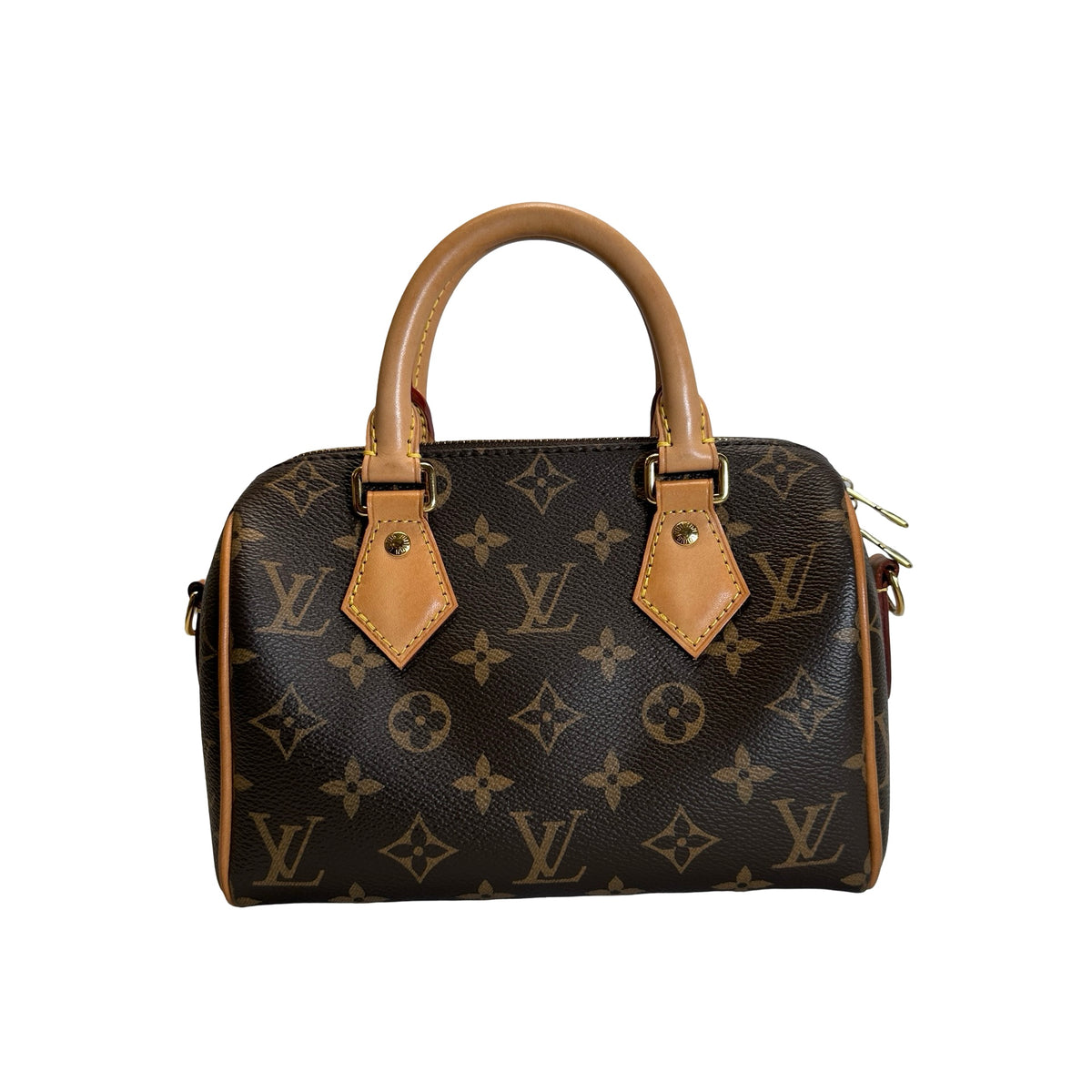Used LOUIS VUITTON Monogram Canvas Speedy 25 Bandoulière Handbag Brown