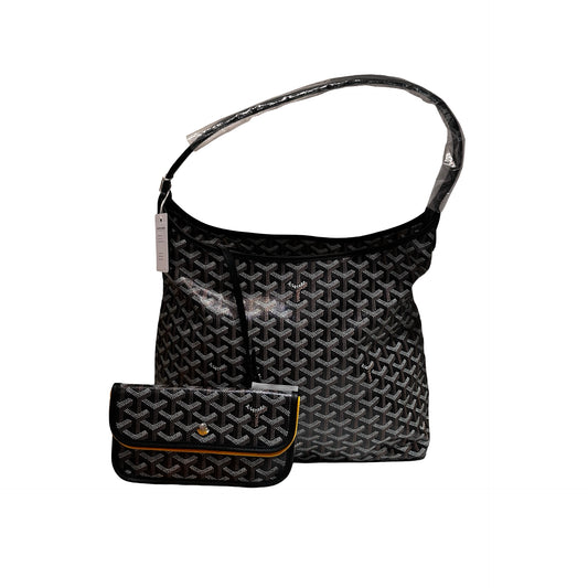 New GOYARD Hobo Black PHW Hobo Bag Black