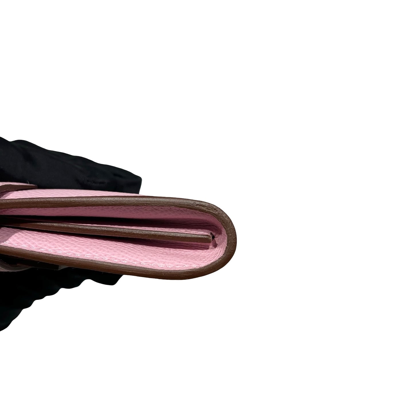 Used HERMÈS KELLY WALLET Wallet Pink PHW