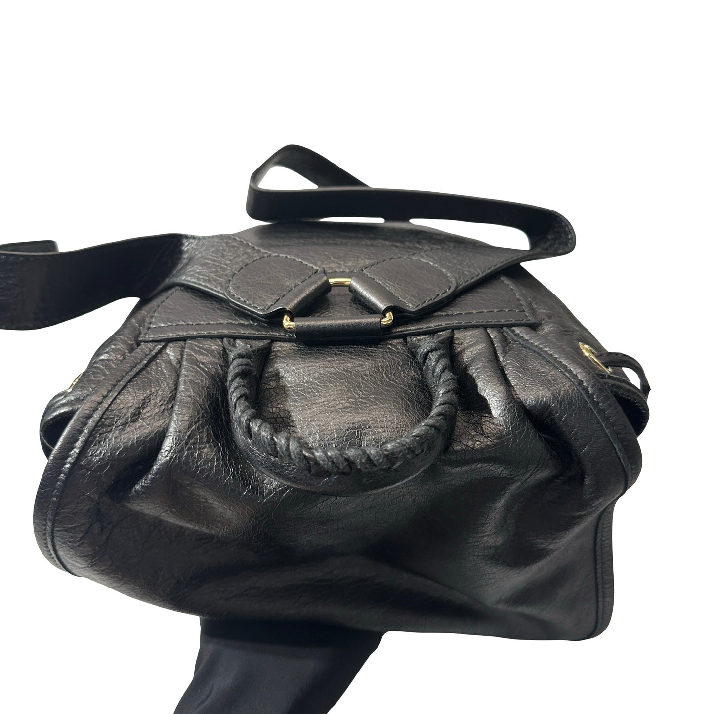 Used BALENCIAGA Backpack Black GHW