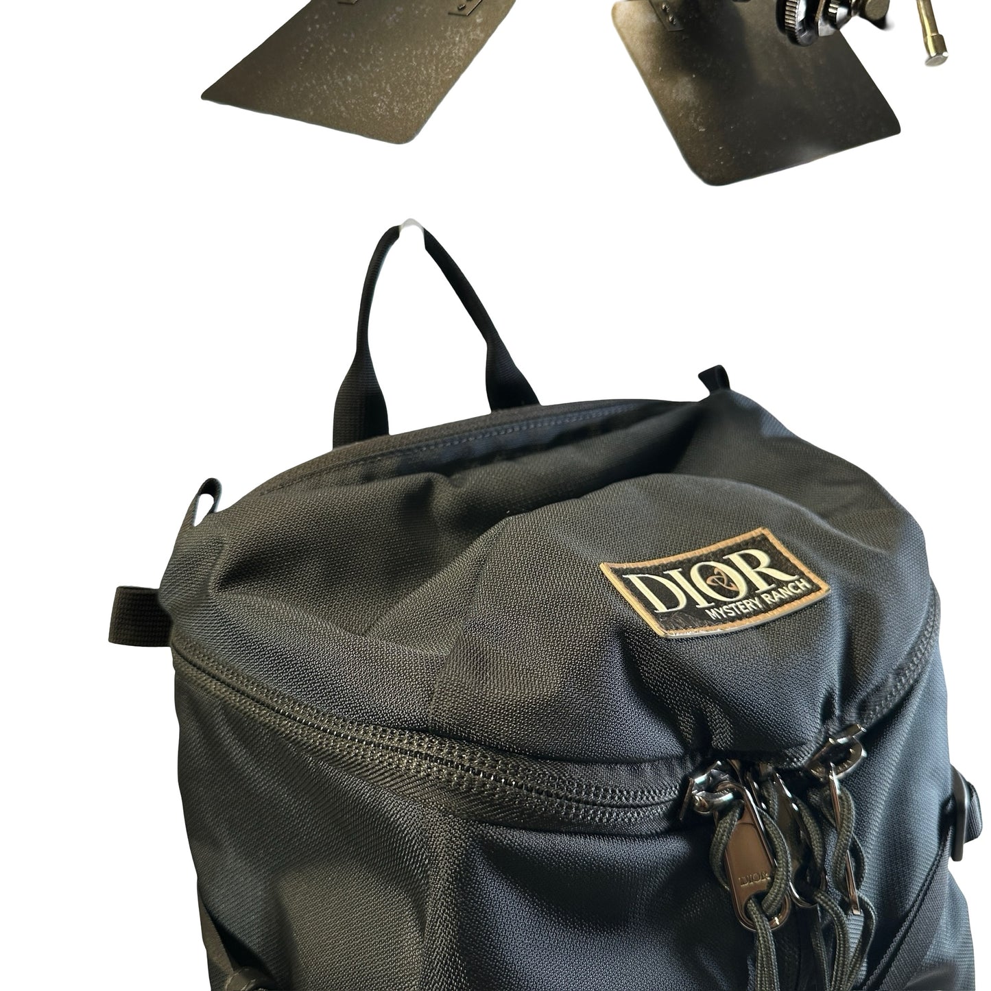 Used DIOR Nylon Rider Backpack Backpack Black