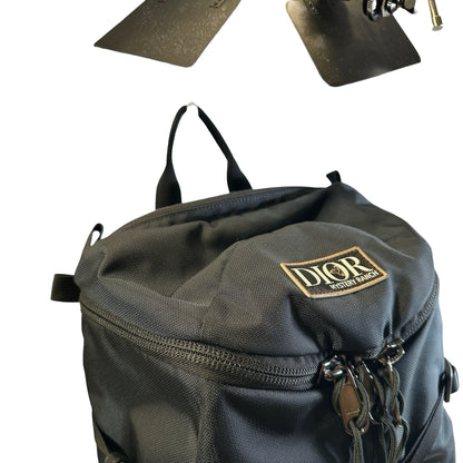 Used DIOR Nylon Rider Backpack Backpack Black