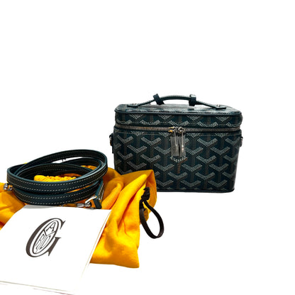 Used GOYARD Vanity case Shoulder Bag Green PHW