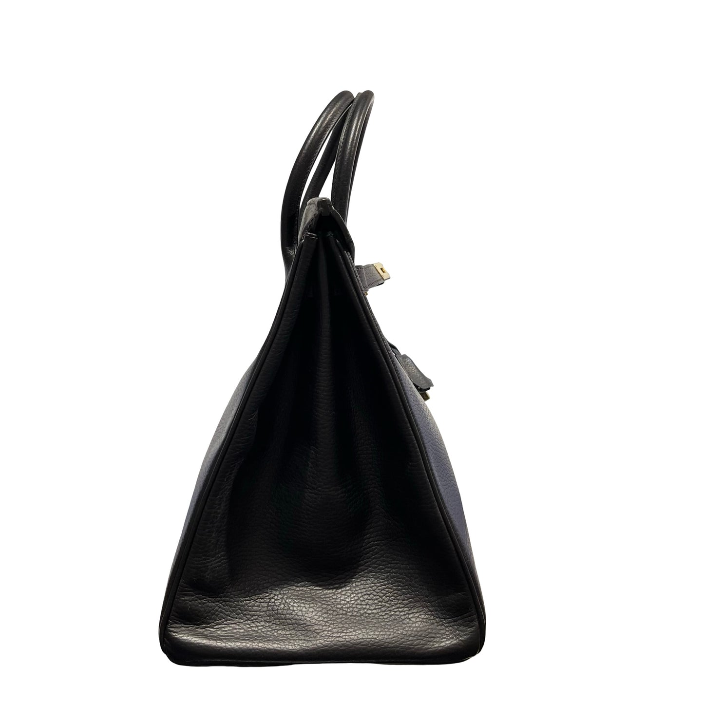 Used HERMES Togo Birkin Handbag Black