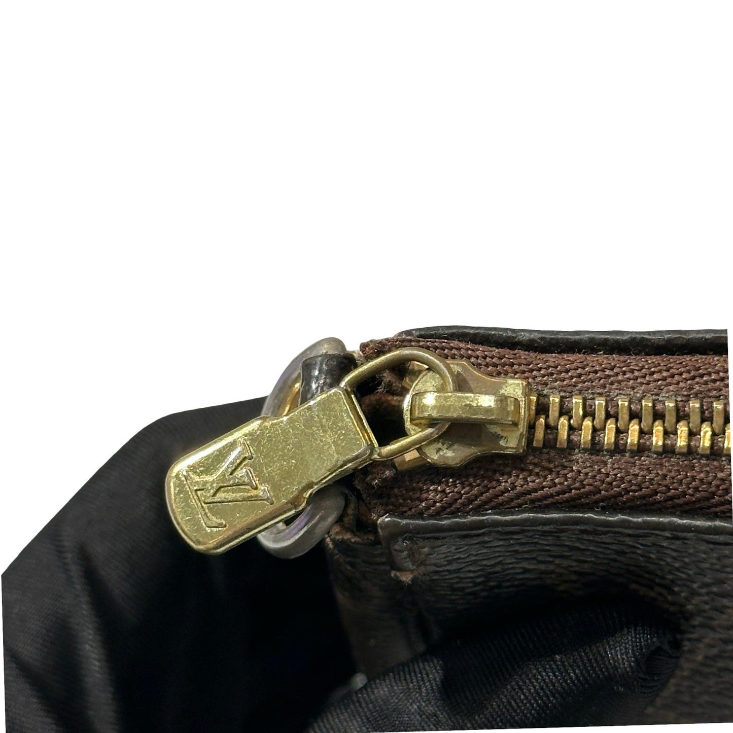 Used Louis Vuitton Monogram Eclipse coated canvas Pochette Shoulder Bag Monogram GHW
