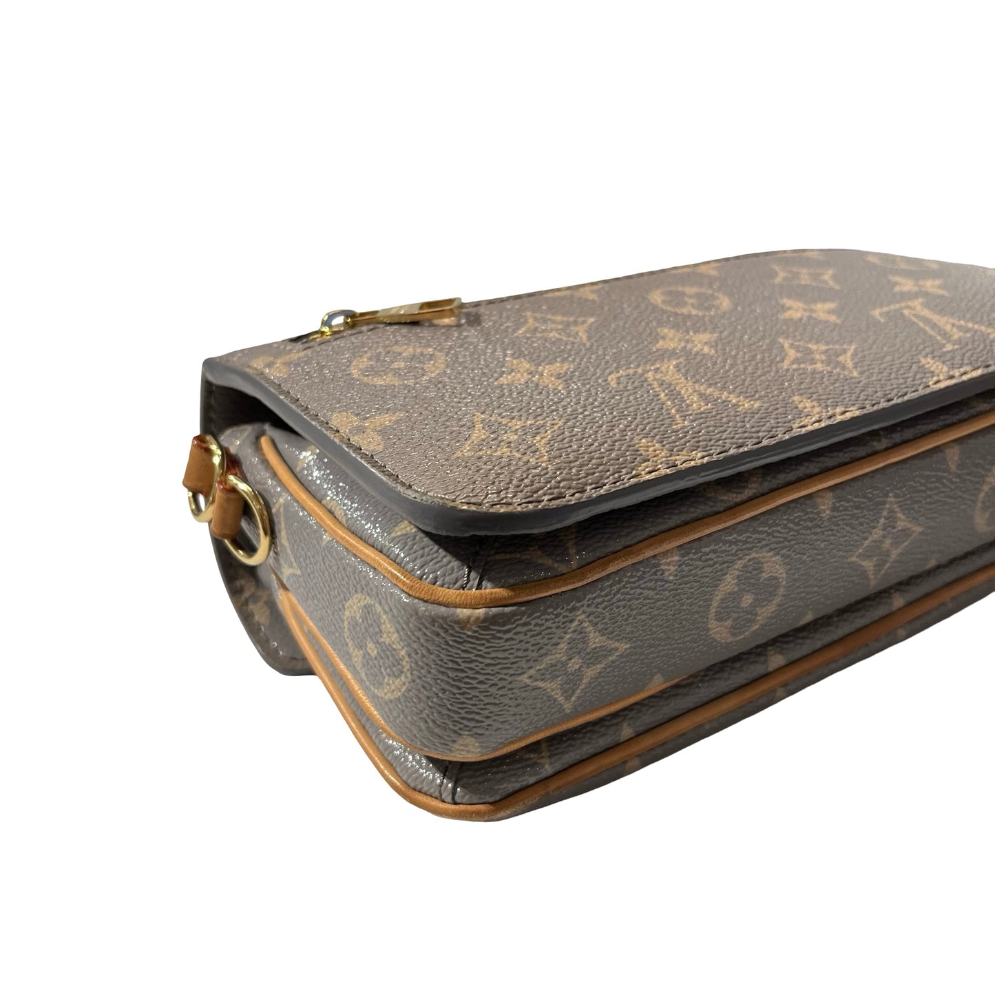 Used LOUIS VUITTON Autres Touiles Monogram Pochette Métis Shoulder Bag Gray GHW