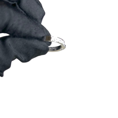 Used CHAUMET White Gold Ring Liens Evidence Pared XS RHODIGM Diamond Ring Silver