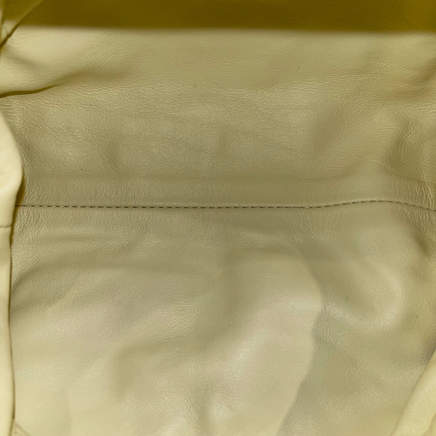 Unused Bottega Veneta Calfskin Leather Mini pouch bag Pouch Yellow