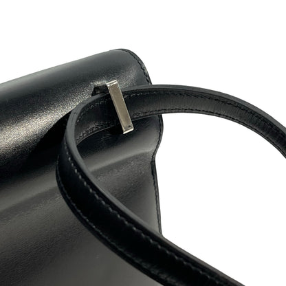 Used HERMES Solid color Constance Shoulder Bag Black