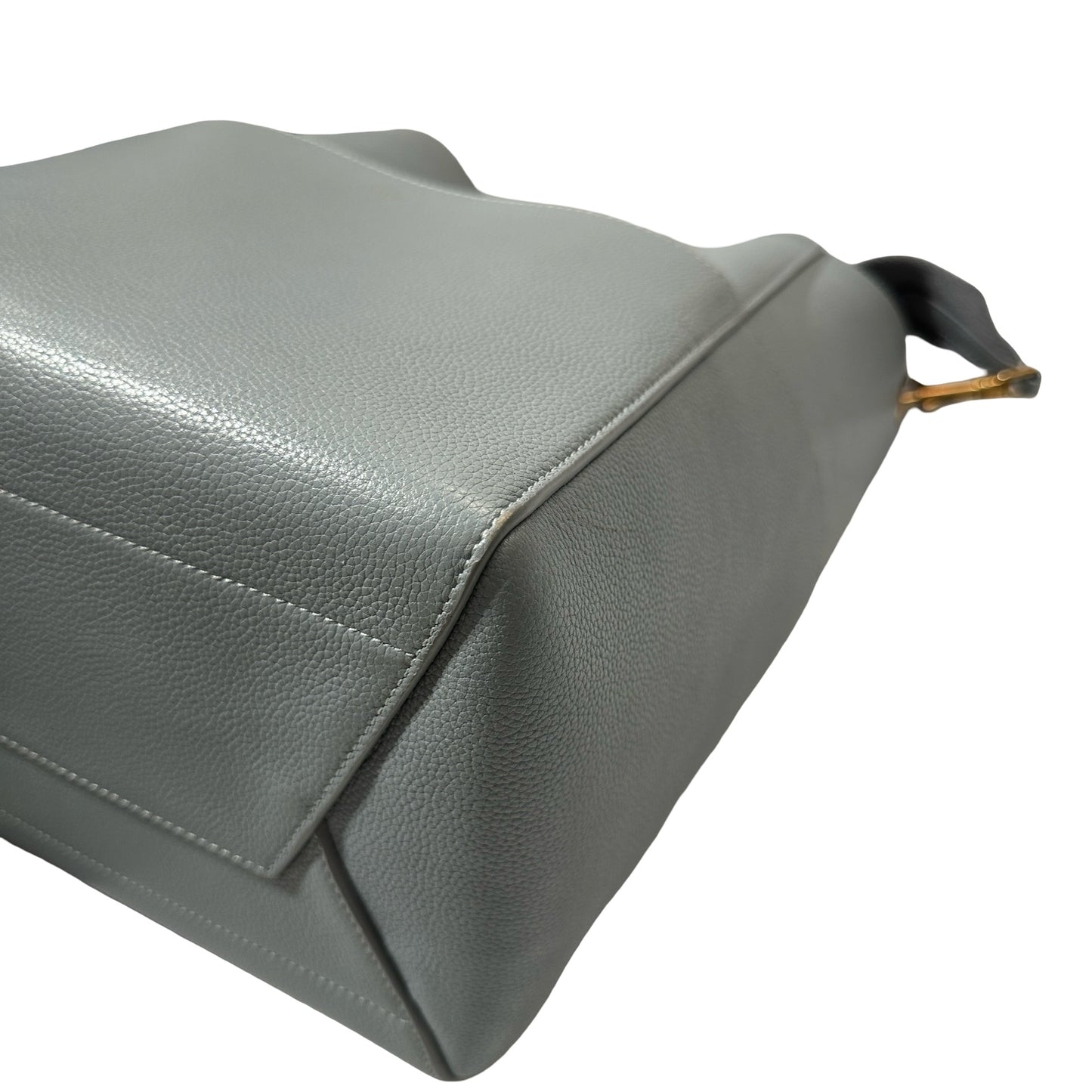 Used CÉLINE Shoulder Grey GHW Shoulder Bag