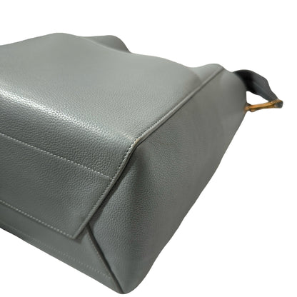 Used CÉLINE Shoulder Grey GHW Shoulder Bag