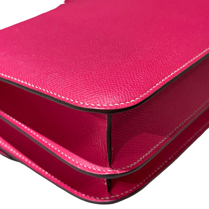 Used Hermès Constance 24 Shoulder Bag Pink PHW