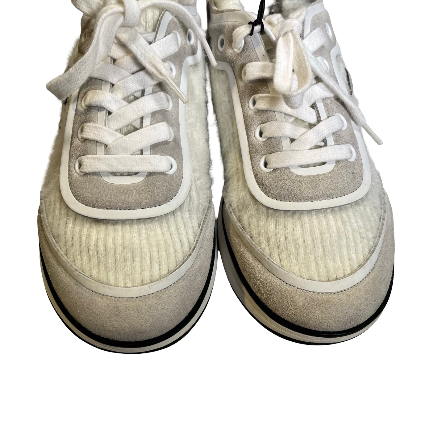 Used CHANEL Shoes Sneakers White Black