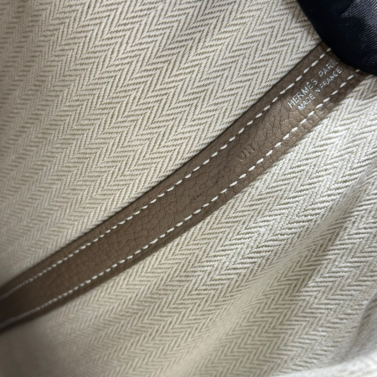 Used HERMES TC Garden Party 36 Tote Bag Etoupe GHW