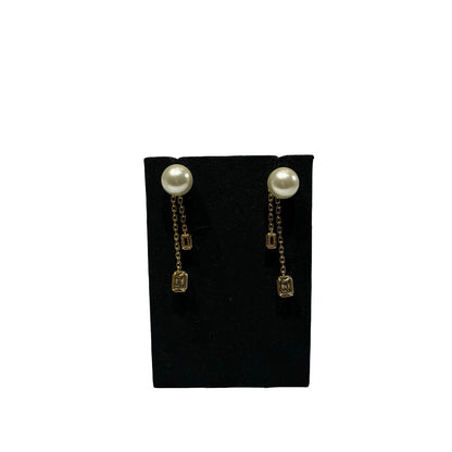 Used Dior Earrings Accessories GHW