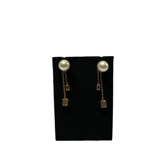 Used Dior Earrings Accessories GHW