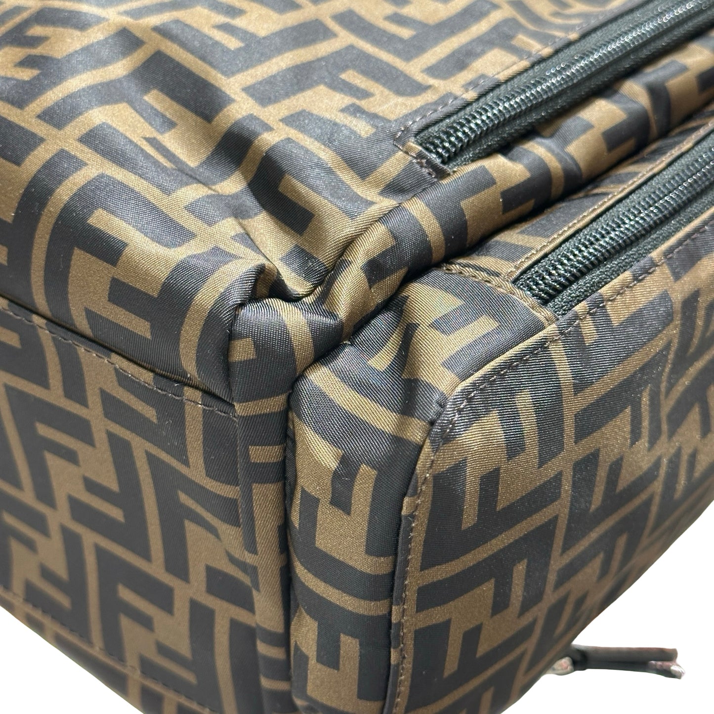 Used FENDI Shoulder Bag Multi colour Brown Black