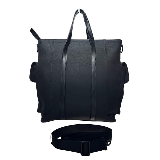 Used LOUIS VUITTON Taurillon Leather Christopher Tote Two Way Shoulder Bag Black