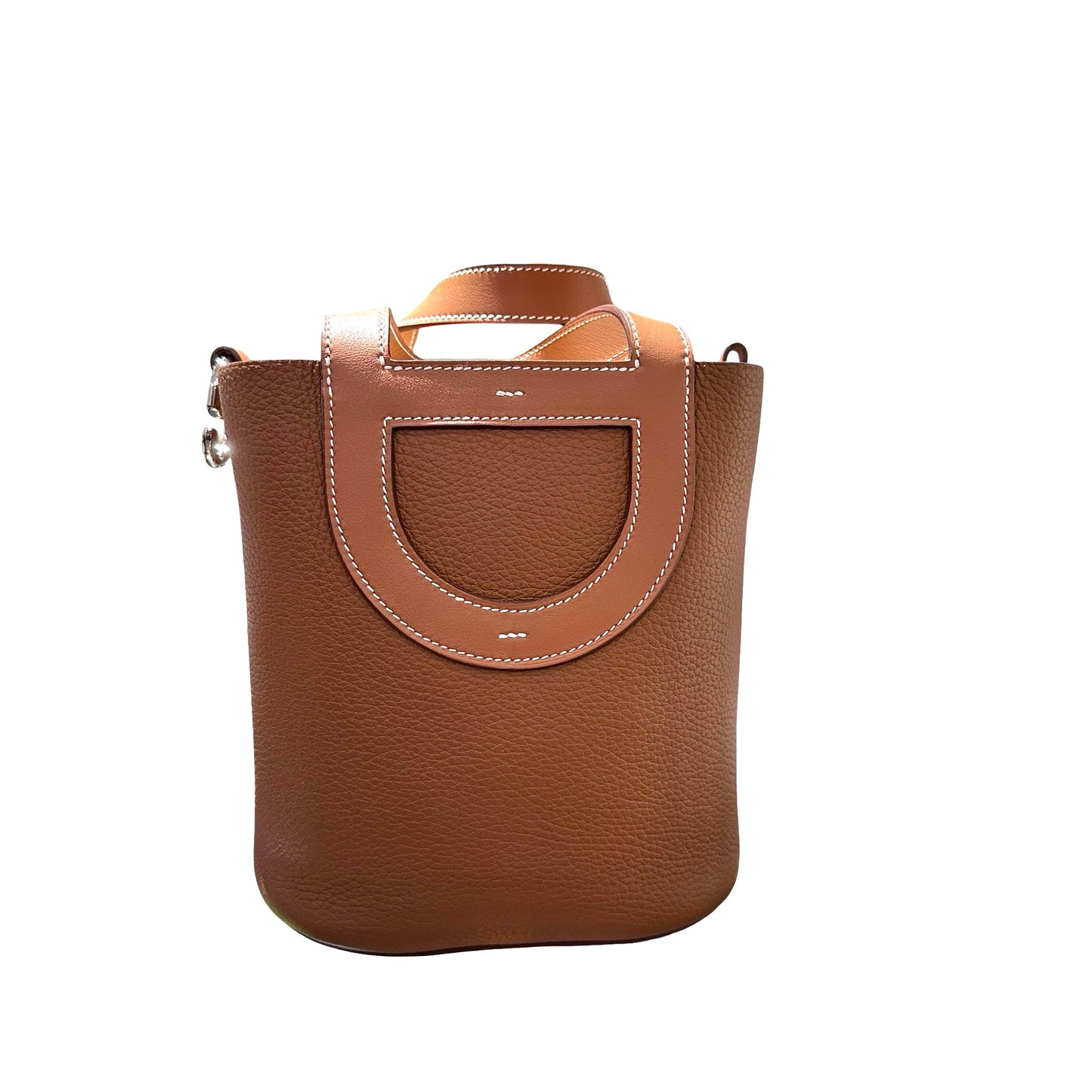 Used HERMÈS In The Loop Handbag Gold PHW