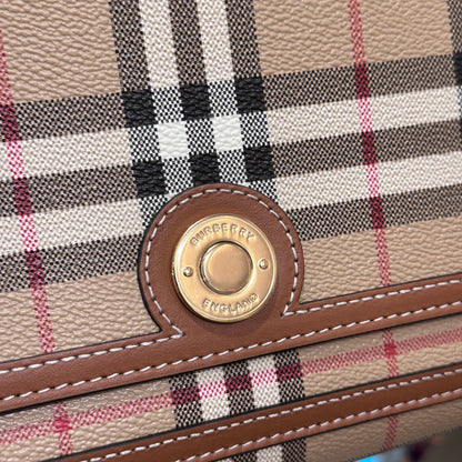 Used BURBERRY Cross Body Bag Brown GHW