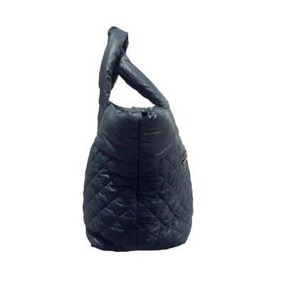 Used CHANEL Quilted Cocoon Tote Bag Navy