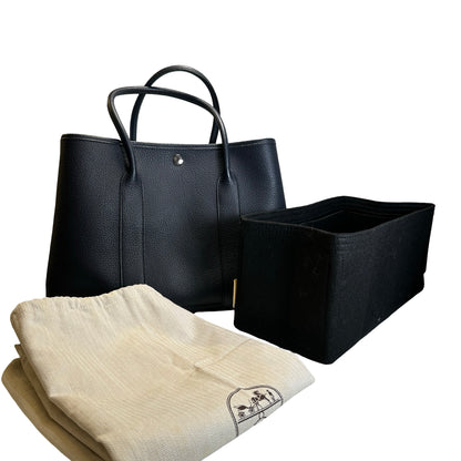 Used HERMES Negonda Garden Party 36 Tote Bag Navy PHW