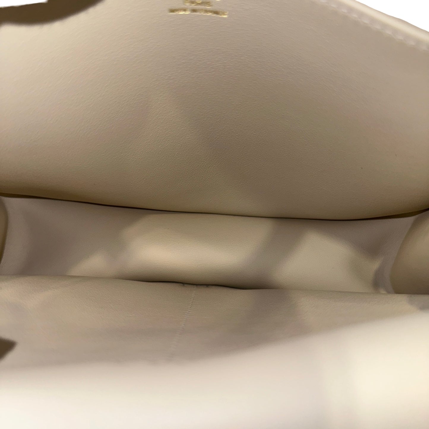 Used HERMÈS Mini Halzan Cross Body Bag Beige GHW