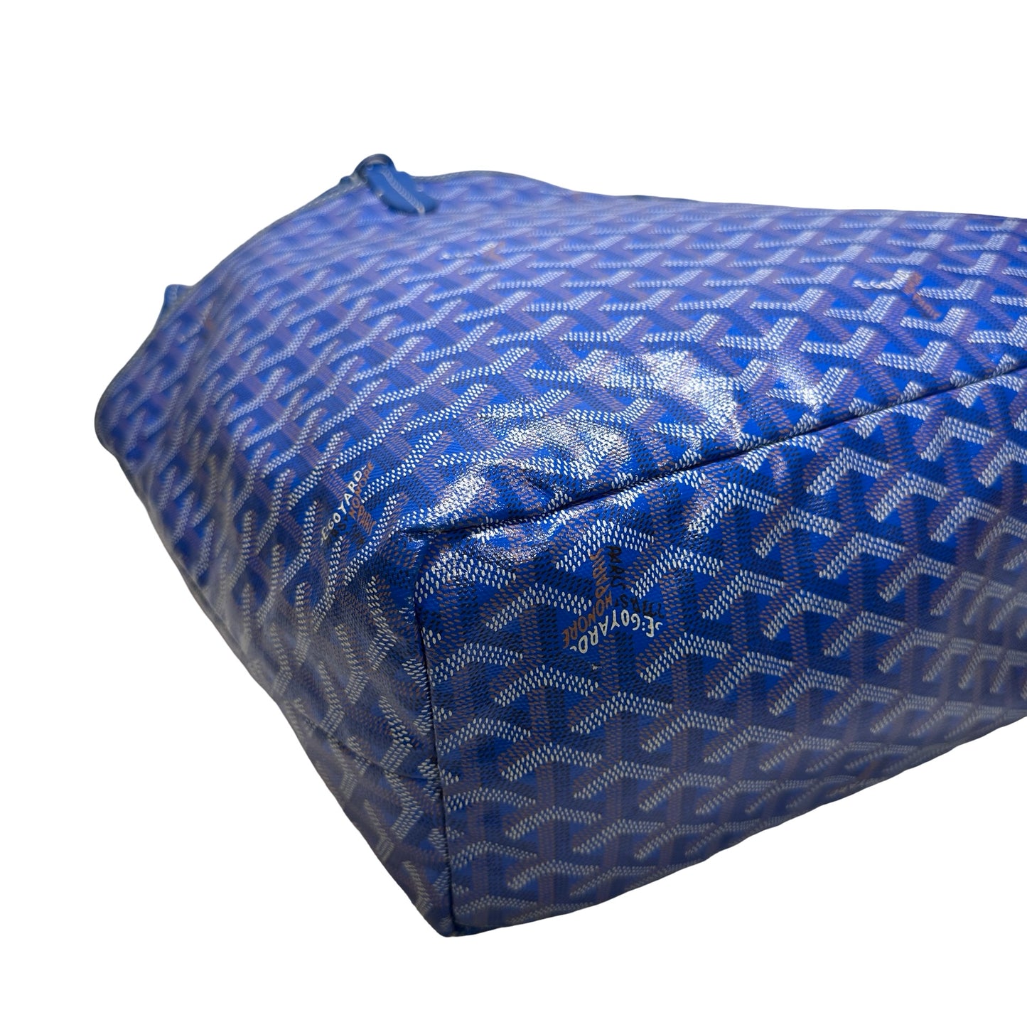 Used GOYARD Canvas Tote PM Tote Bag Blue