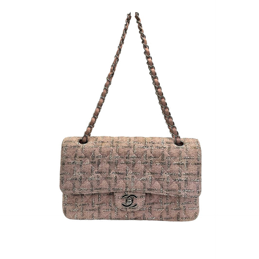 Used Chanel CF 25 Tweed Pink PHW