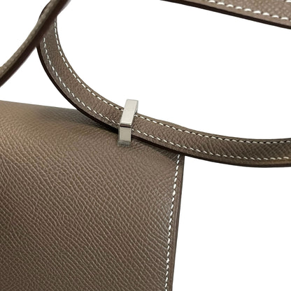 Brand New HERMES Epsom Constance Shoulder Bag Etoupe