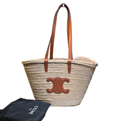 Used CÉLINE 竹編 Tote Bag Beige