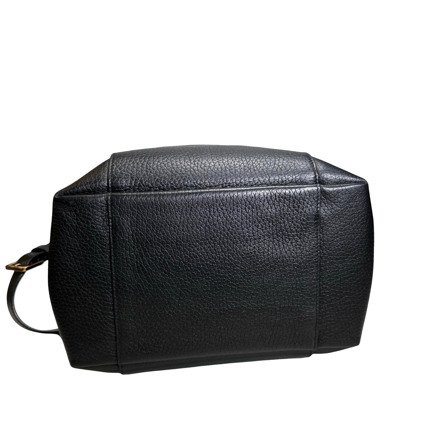 Used DIOR Grained Calfskin C'est Dior Bucket Bag Black GHW