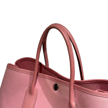 Used HERMÈS Canvas GP 30 Handbag Pink