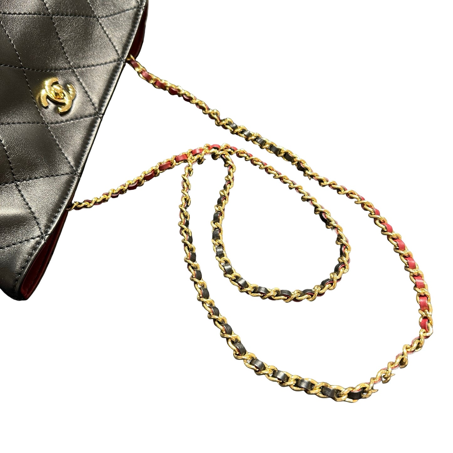 Brand New CHANEL Quilted Leather Gabrielle Hobo Bucket Bag Black Gold