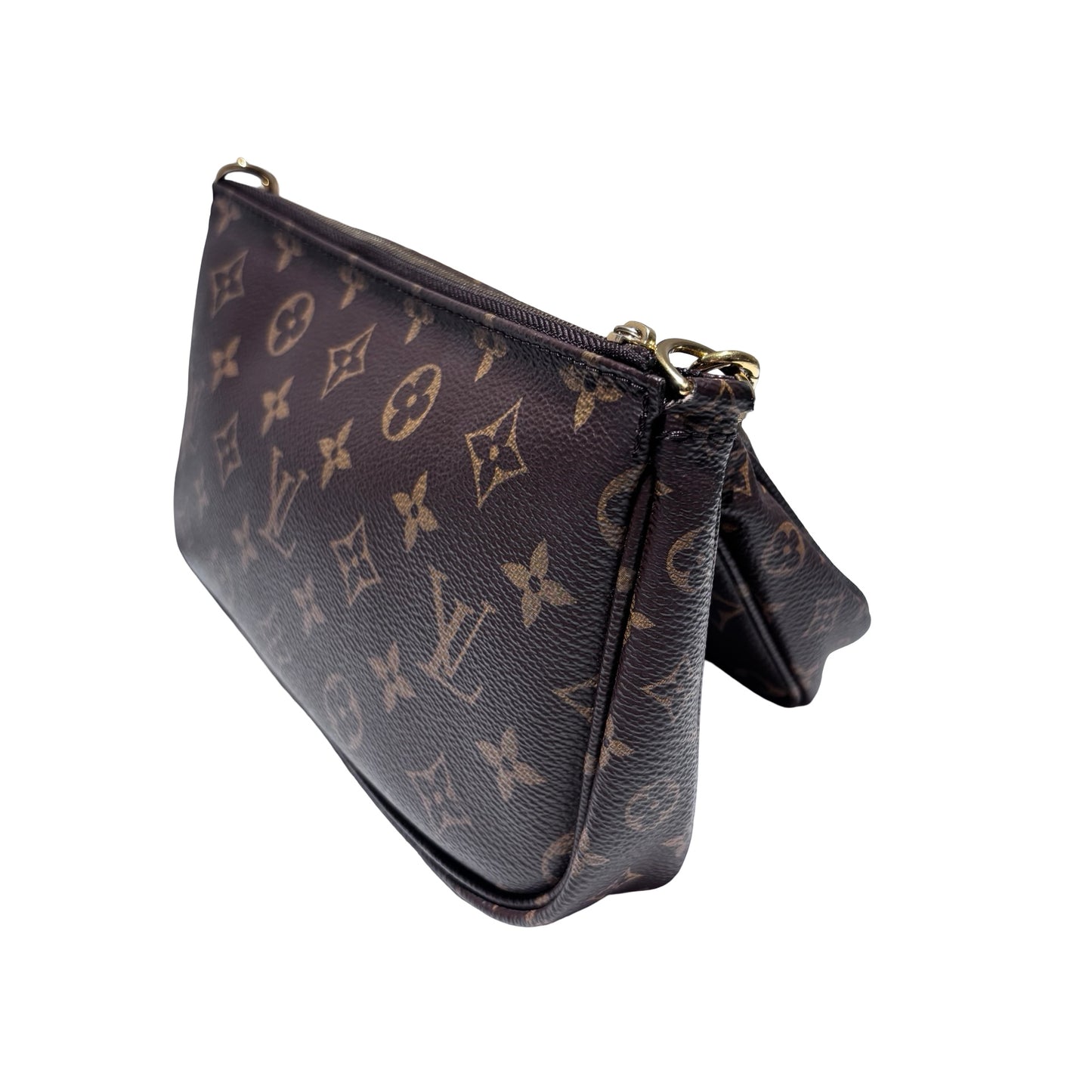 Used LOUIS VUITTON Monogram Canvas Multi Pochette Accessoires Shoulder Bag Pink