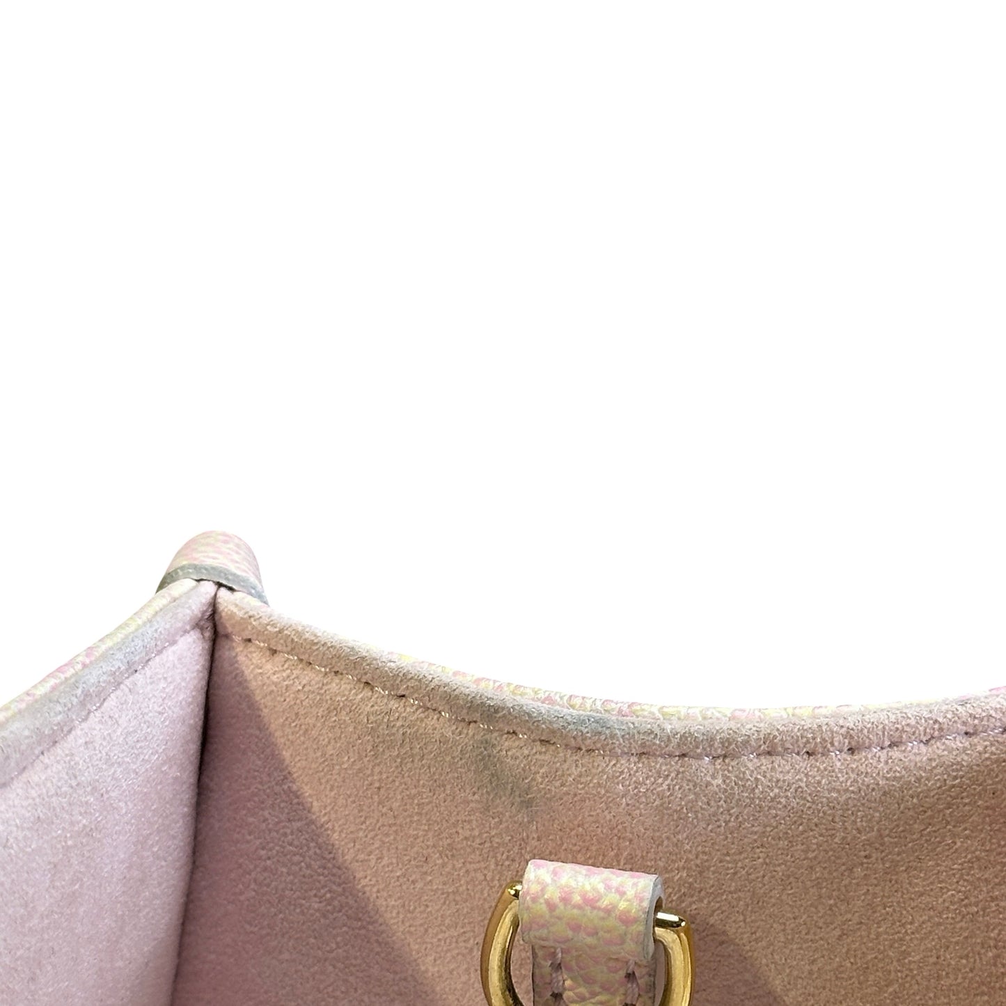 Used LOUIS VUITTON Monogram Empreinte Leather On The Go Handbag Sunrise Pastel