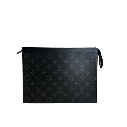 Used LOUIS VUITTON Monogram Eclipse Monogram Eclipse Watch Box Box Black Grey