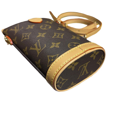 Used LOUIS VUITTON Fold Me Bag Brown GHW