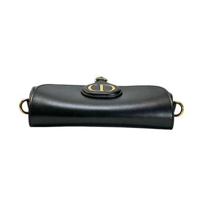 Used DIOR Leather Bobby Crossbody Bag Black GHW