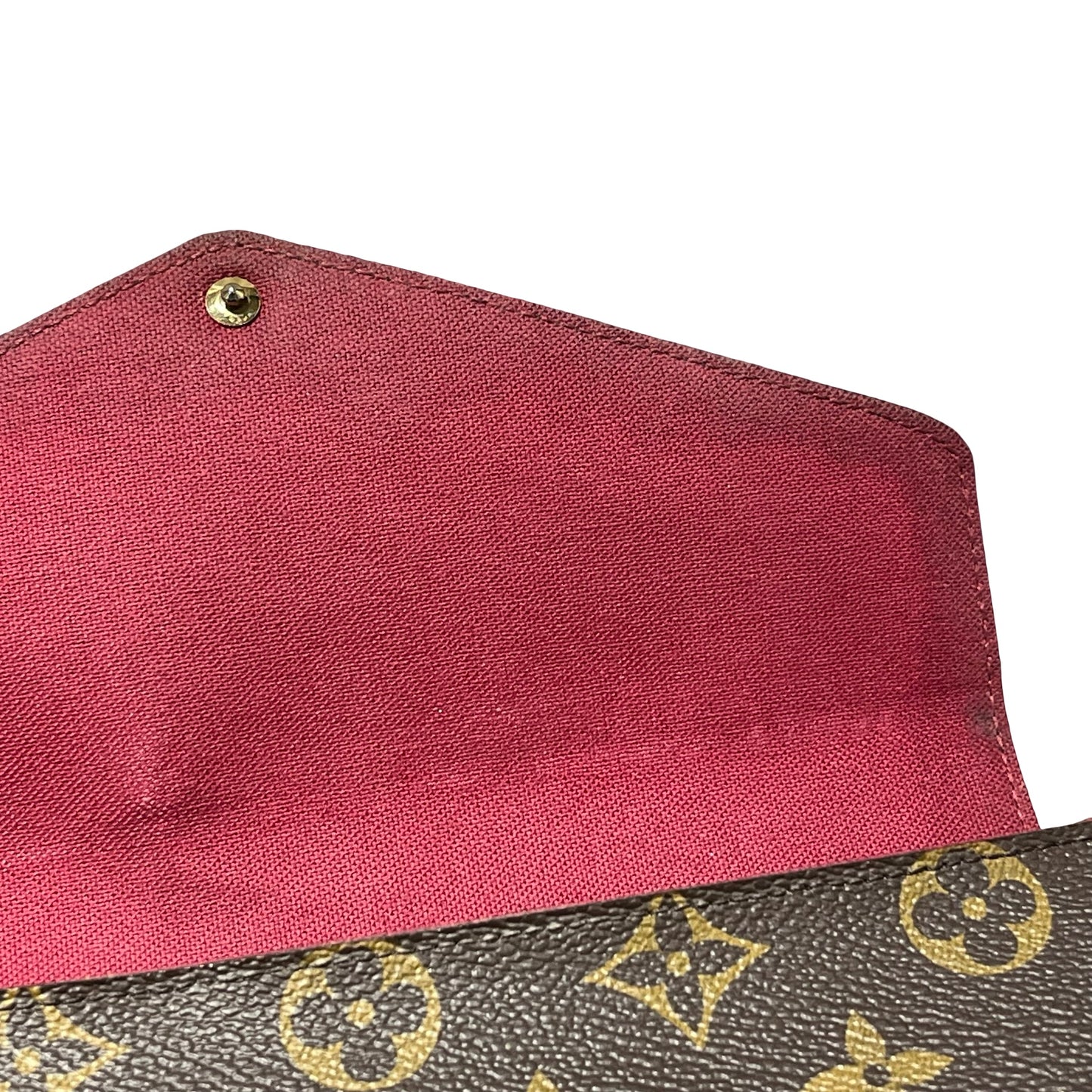 Used LOUIS VUITTON Félicie Pochette Clutch Bag Brown GHW