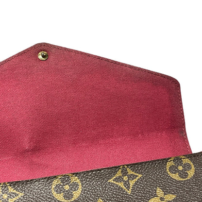 Used LOUIS VUITTON Félicie Pochette Clutch Bag Brown GHW
