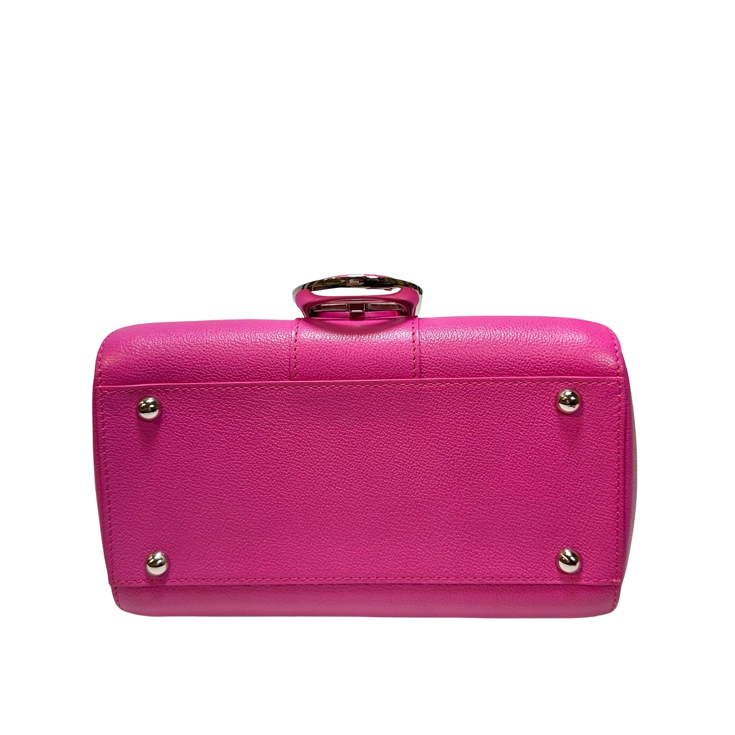 Used DELVAUX Calfskin Leather BRILLANT MINI Cross Body Bag