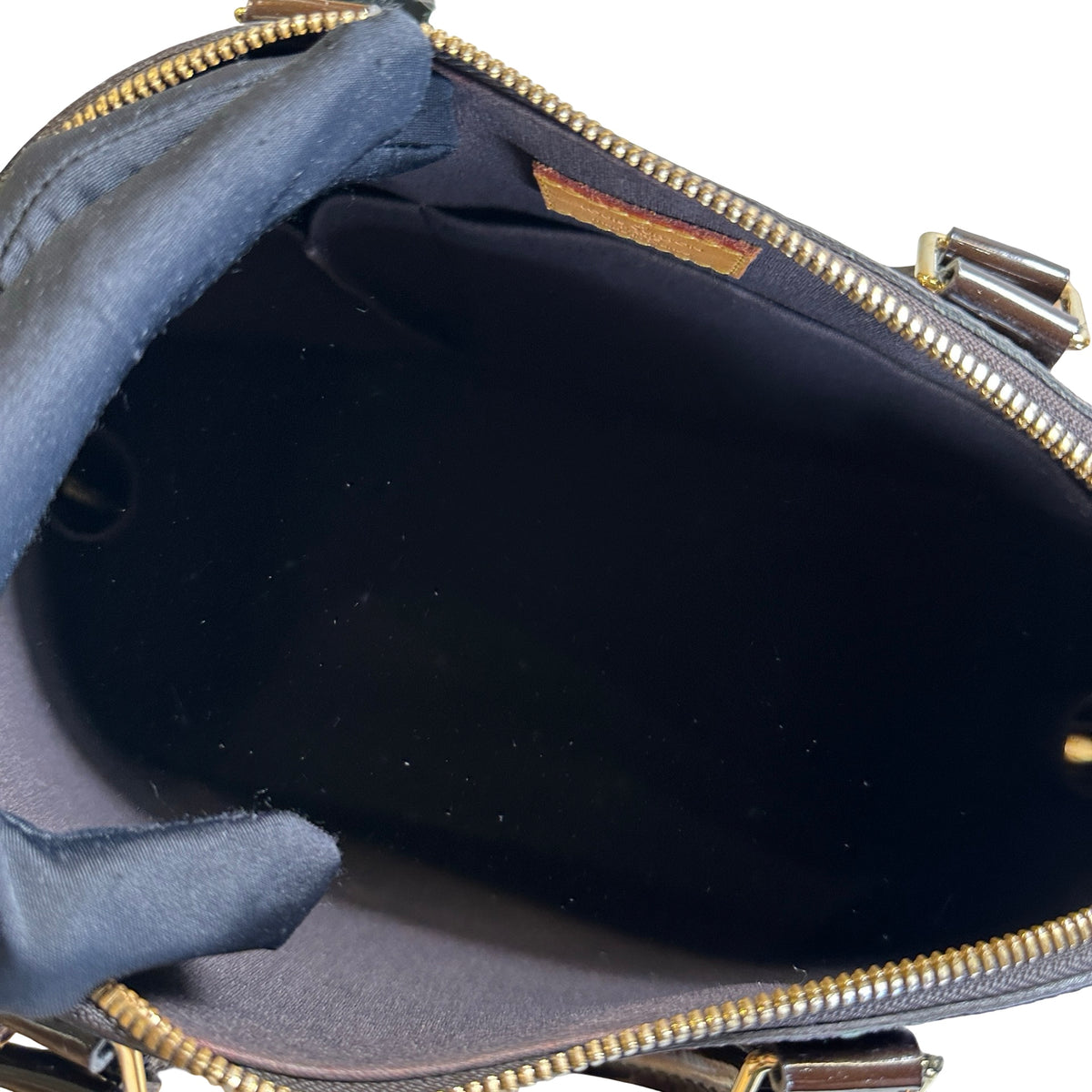 Used LOUIS VUITTON Monogram Vernis Alma Handbag Amarante